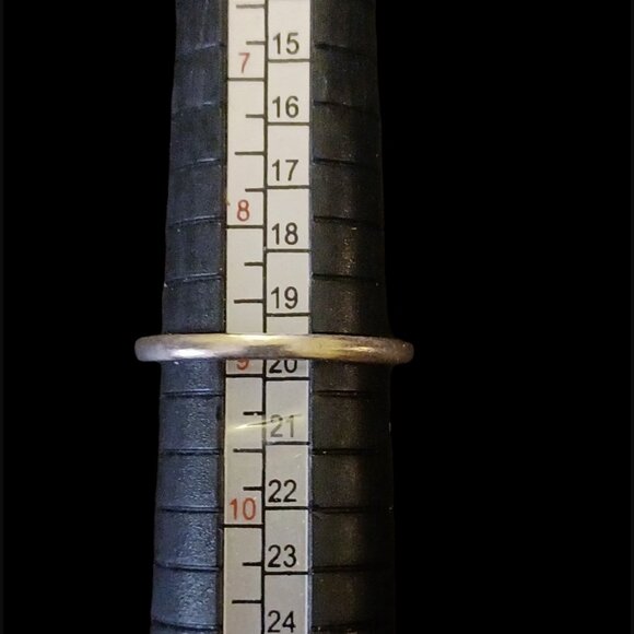 925 Sterling Silver Round Cut Halo Size 8.75 Statement Engagement Ring - Picture 3 of 9